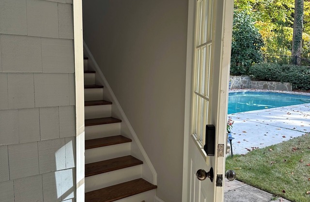 BUCKHEAD Carriage House, Security System, laundry, kitchen