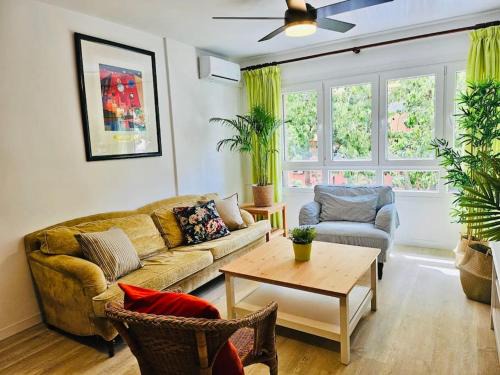 Céntrico piso con 2 camas de matrimonio y parking