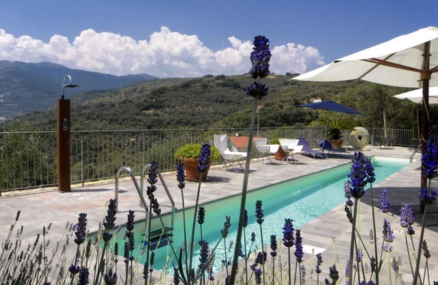 Ca' Pisani in Civezza with private pool for 16 persons