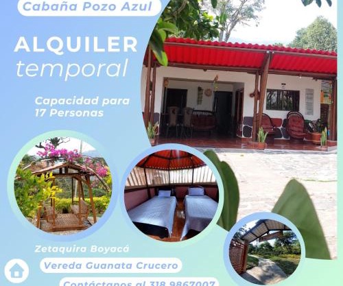 Cabaña pozo azul