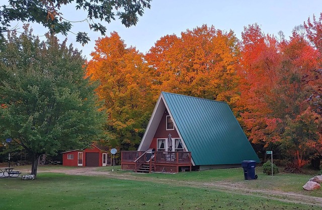 Cabin 3 Clean, BIG yard, private dock w 2 kayaks, Internet, TV streaming.