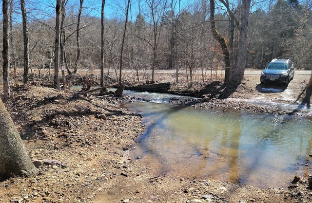 Cabin on the Creek. Near Annapolis, Black River Floating, Sam Baker State Park