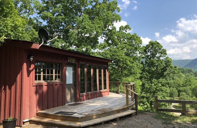 Cabin on the Hill In the Mountains