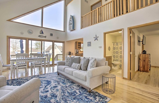 Cadillac Home w/Hot Tub & Lake Mitchell Views!