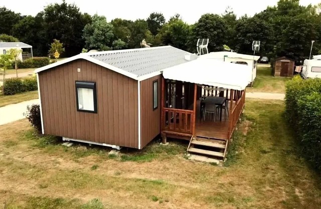 Camping Au Pré de l'Etang - Mobile home Santa Fé 3 rooms 4 people