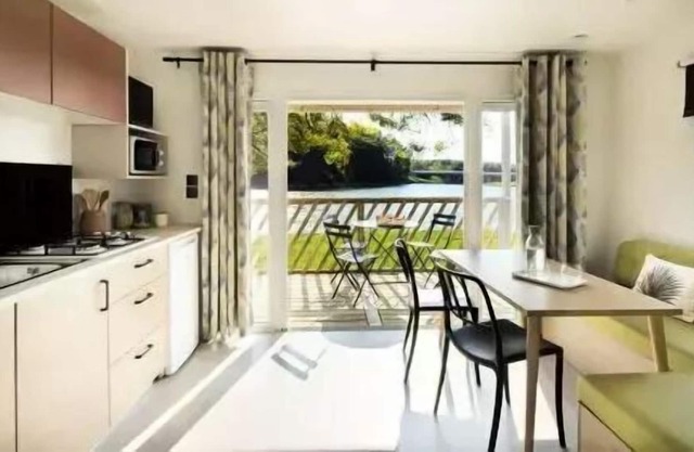 Camping de la Liez * - Mobile home New Family 3 Rooms 4 People Air-conditioned