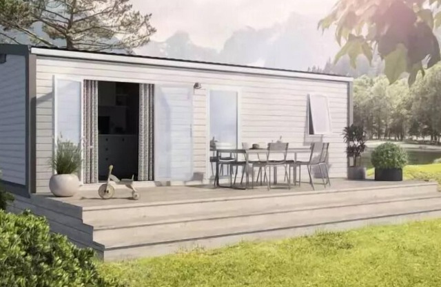 Camping Les Portes de Sancerre*** - Mobile home Riviera Suite 3 Rooms 4 People