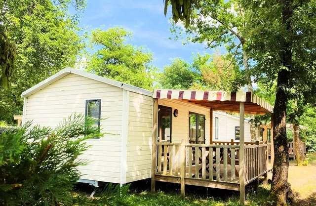 Camping Lou Broustaricq* - Mobile home Macao 3 Rooms 4 People Air Conditioned