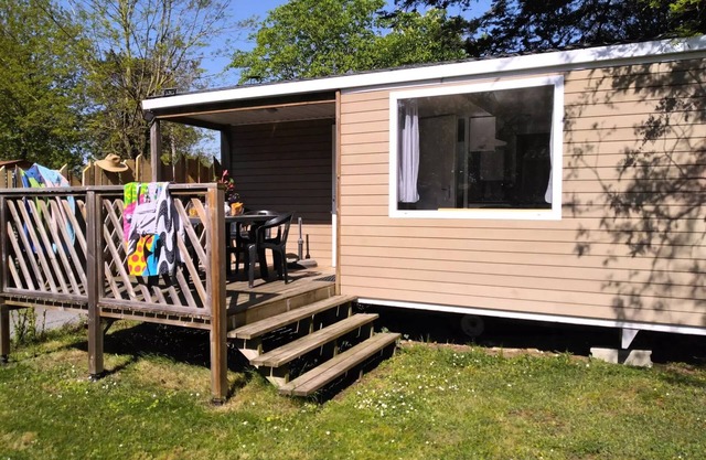 Camping Ushuaïa Le Parc de La Grève * - Mobil Home Plaisir 3 Rooms 4 People + TV