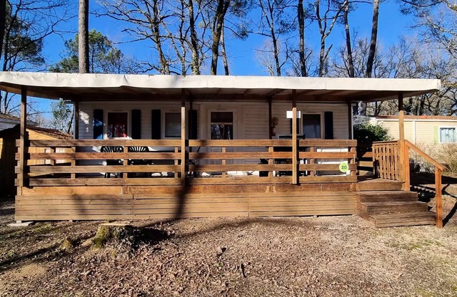Campsite LA GARENNE * - 20 Residence La Futaie 32m2 Terrace Covered , 3 bedrooms, dishwasher + TV 6 persons