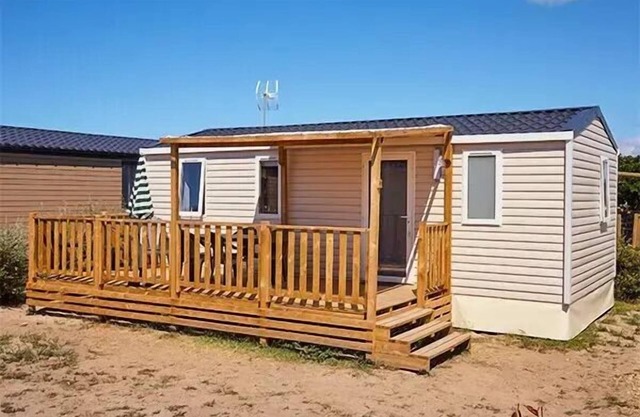 Campsite Les Chardons Bleus* - 4-room Comfort mobile home for 6 people, air-conditioned + television