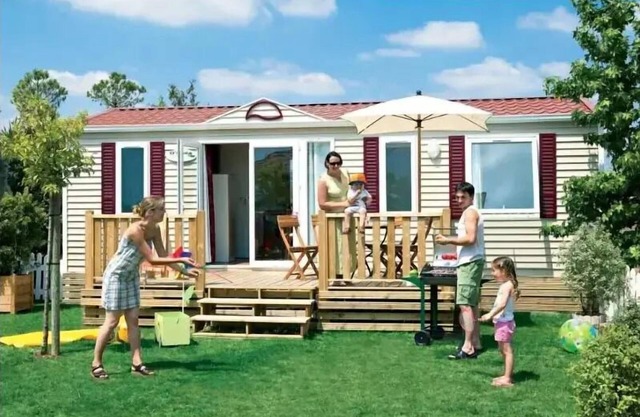 Campsite Les Forges * - Family Cottage 4 Rooms 6 People