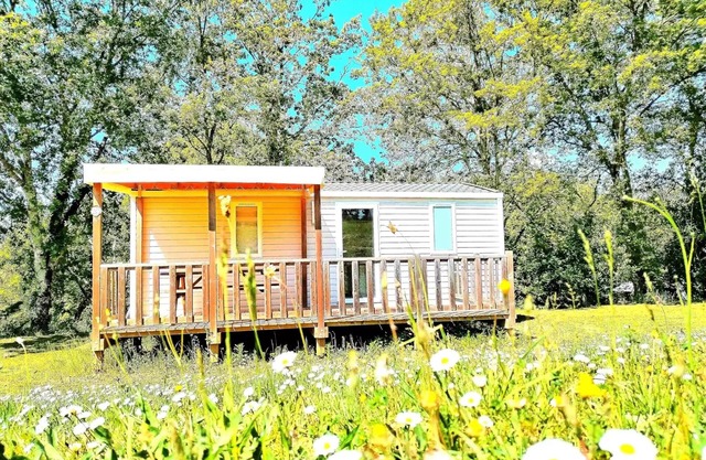 Campsite Nature Le Valenty * - Mobil home 2 rooms new 2024 Tarn-et-Garonne air-conditioned 6 persons