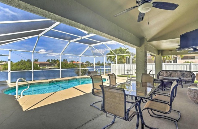 Canalfront Cape Coral House with Pool and Patio!