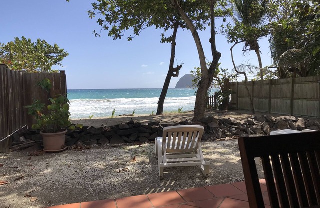 Caribbean villa on the beach