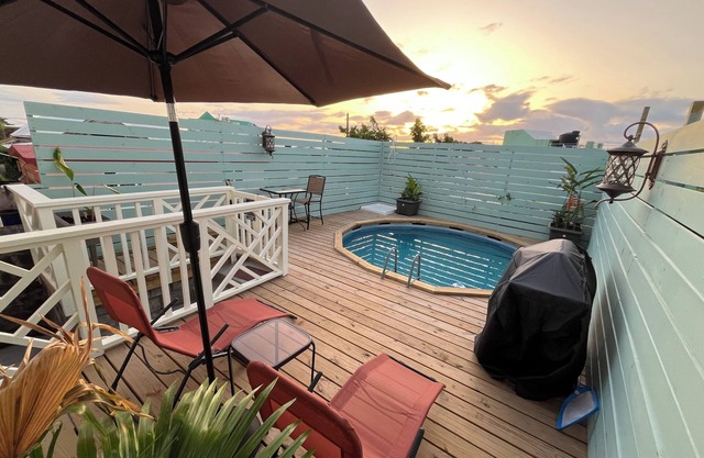 Casita Heliconia - Jr. Suite #1 located in Roseau with lovely pool deck
