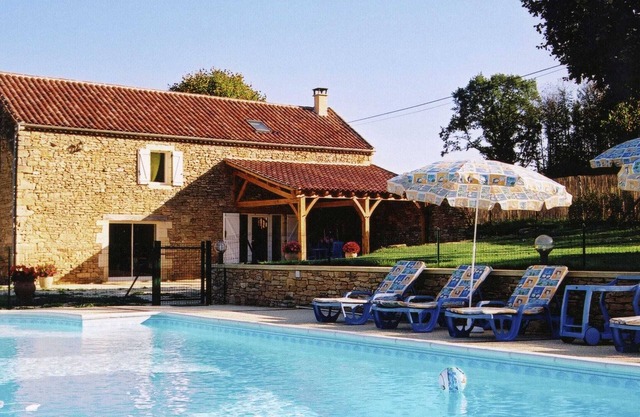 Castle in Besse with Private Pool