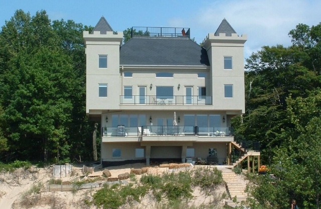 Castle on Lake Michigan near Silver Lake Dunes