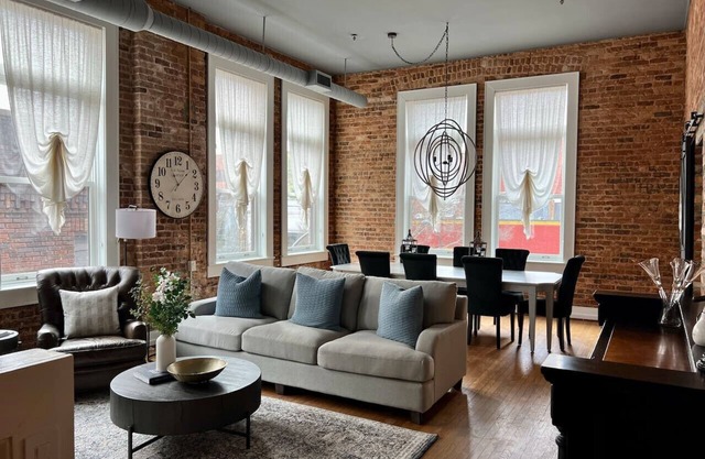 Central Main Street Condo in Historic Building