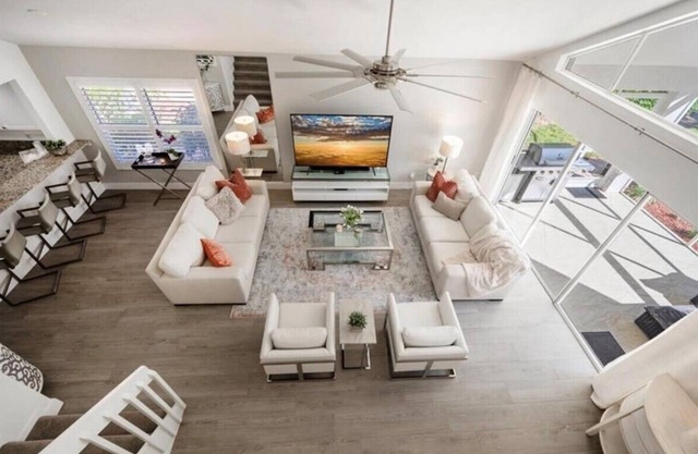 CENTRALLY located house.