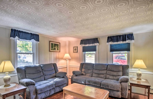 Centrally Located Meredith Apt: Walk to Lakes