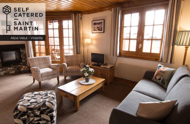 Chalet Alice Velut - Violette | 2-bedroom apartment <40m from ski lift