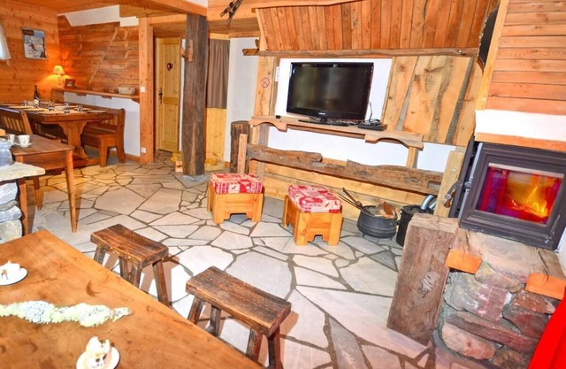 Chalet, 100m from ski slopes, balcony, fireplace or stove, parking, tv, ski locker, 110m²