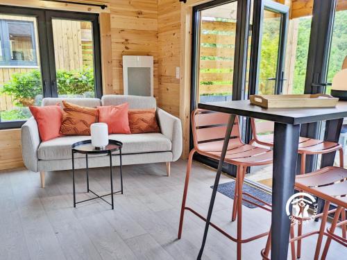 Chalet 25 Le Vicoin, Camping de Coupeau, 4 personnes
