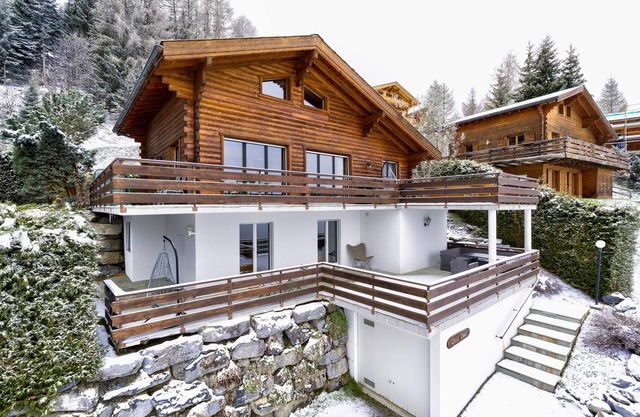 Chalet Coeur - Jacuzzi - Sauna - Views - La Tzoumaz, 4 Vallees