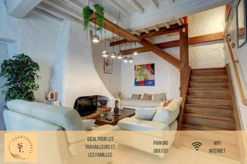 Charme authentique à Corbas - Authentic Charm in Corbas - 120m2 of Comfort-6 personnes