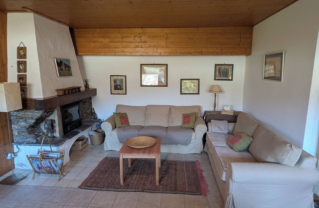 Charming duplex apartment in the heart of the village: view, quiet, fireplace and sauna