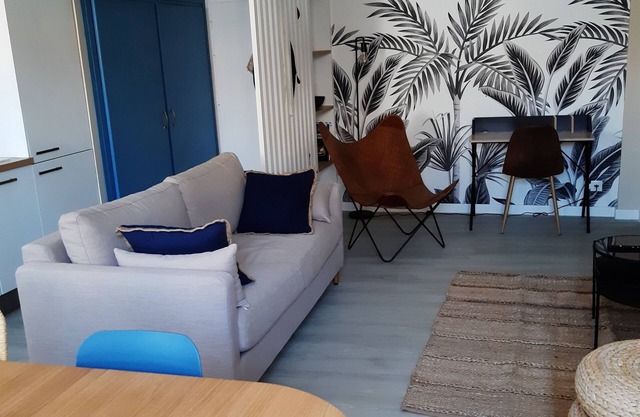 Charming 3-room apartment in the center 70m from the port
