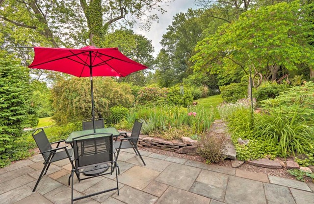 Charming Abode with Patio - Walk to Town and River!