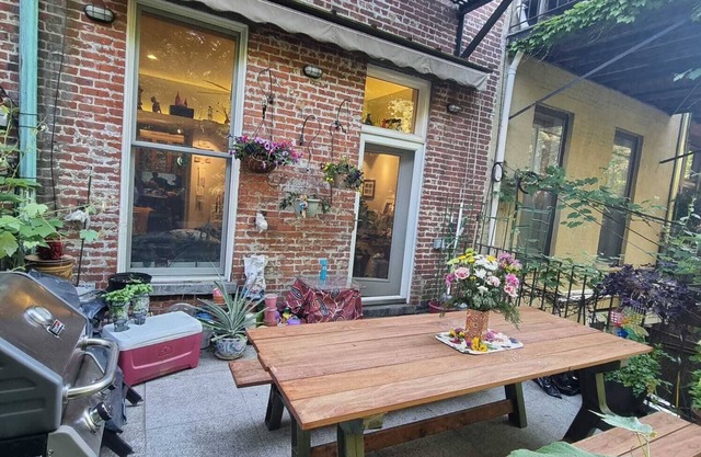 Charming brownstone on quiet residential block in vibrant, diverse neighborhood