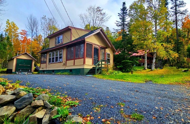 Charming Cabin with Wood Stove, Fire Pit and Porch!