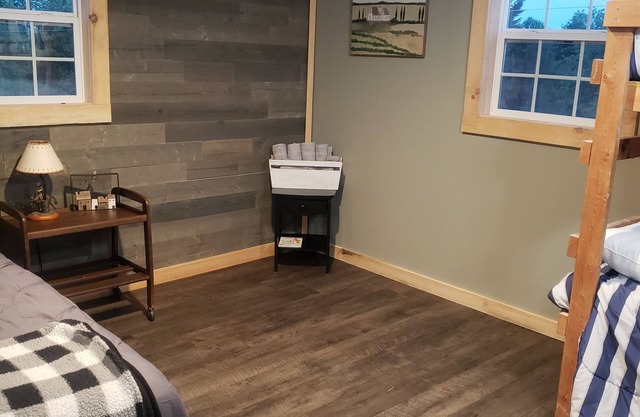 Charming one room cabin perfect for couples or small families.