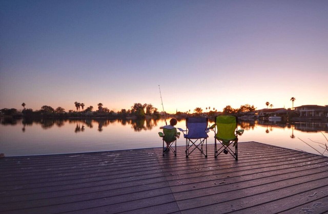 Charming Sunset Lake House with Private Dock