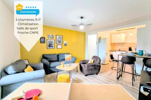 Chez Lulu - 5 lits- proche CNPE - Gare