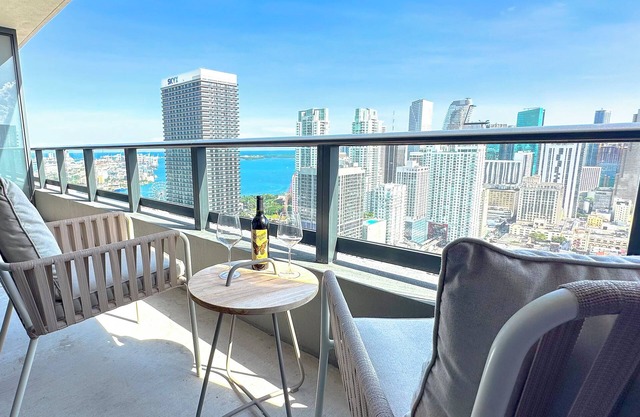 Chic 1-bedroom oasis, with city views, steps from Kaesa Center