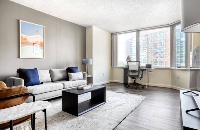 Chic Bethesda 1BR w/W/D, Concierge & Rooftop, near Metro by Blueground