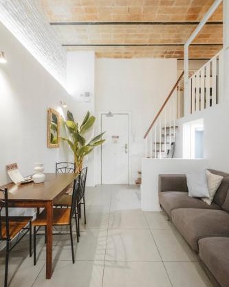 Chic Poble Nou Loft Terrace & Close to The Beach