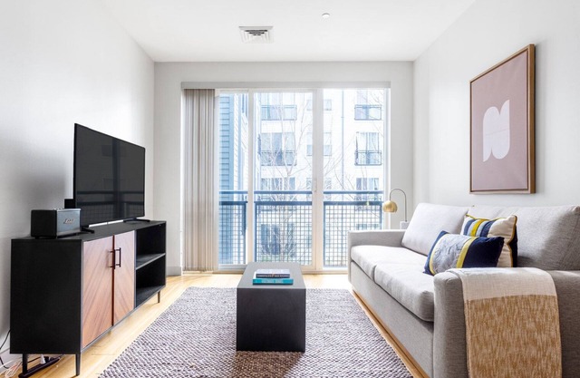 Chic South Boston studio w/Gym, W/D by Seaport & Lawn on D by Blueground