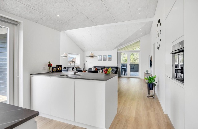 Chic vacation home on the secluded coast of East Jutland.