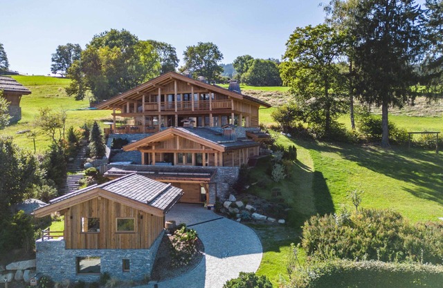Combloux/Megeve Exceptional new Stunning Vue 180 d spa Mont-Blanc views