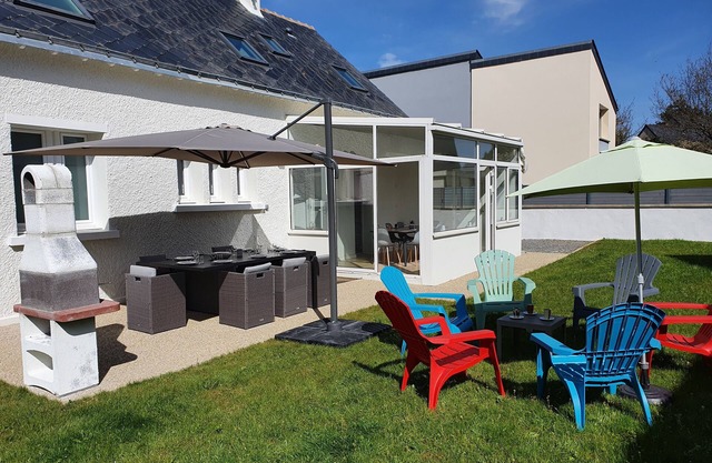 Comfortable house 700m from the beach and 800m from the shops