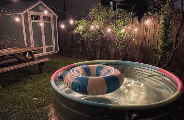 Comfy Gem with Cowboy Pool, Yard, Porch, & Laundry
