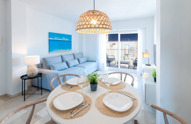 Condo with charm, a few meters from the beach. A/C and free wifi. Terrace with sea views
