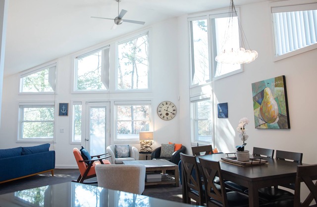 Contemporary coastal retreat nearby Falmouth beaches! w/spacious living area
