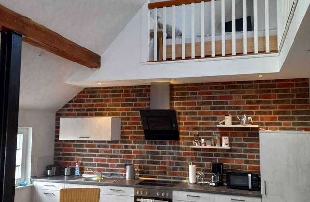 Core-serviced apartment directly on the small dike for up to 4 people