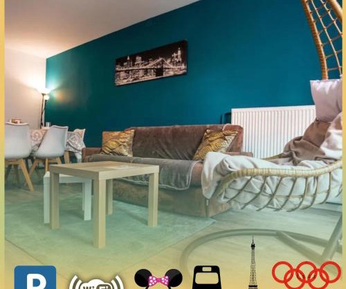 *Cosy Home 20' Paris 25' Disney - Free WIFI*
